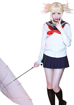 僕のヒーローアカデミア　ヒロアカ　トガヒミコ　衣装＋ウィッグ＋造型　コスプレ　Ｍ Amazon.co.jp: 神併良品 トガヒミコ コスプレ ウィッグ付き
